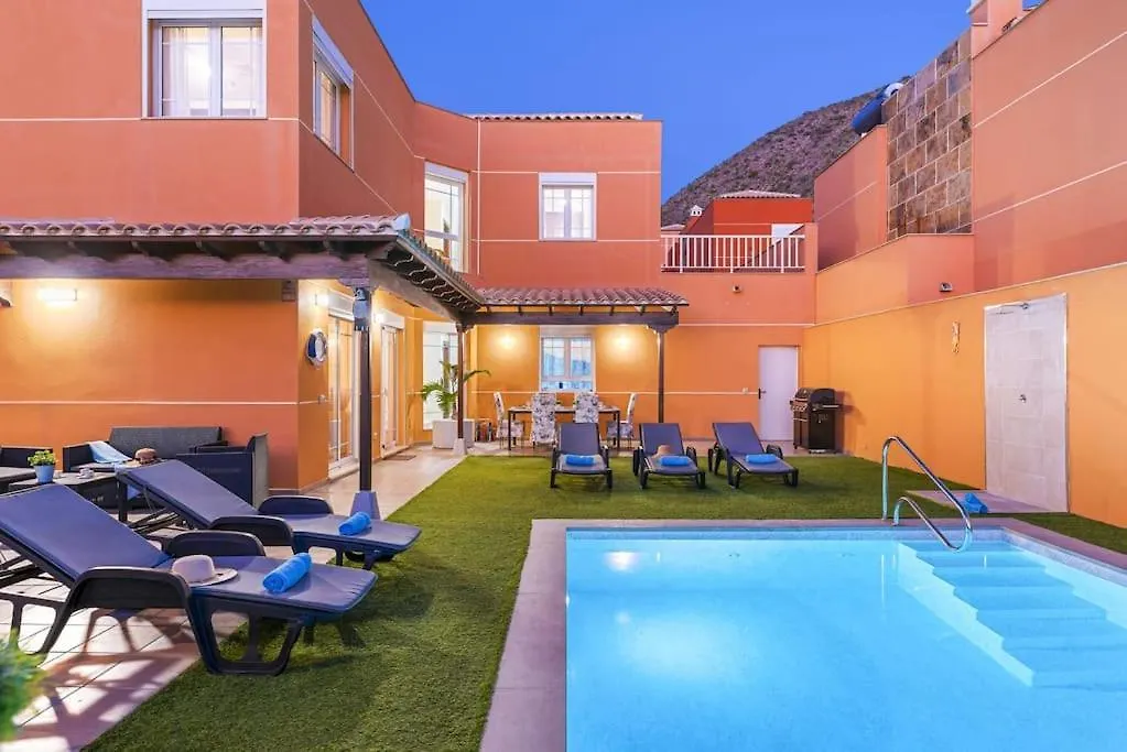 Luxury Villa With Sea View, Heated Pool Arona  Arona (Tenerife)